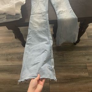 Boot cut light jeans